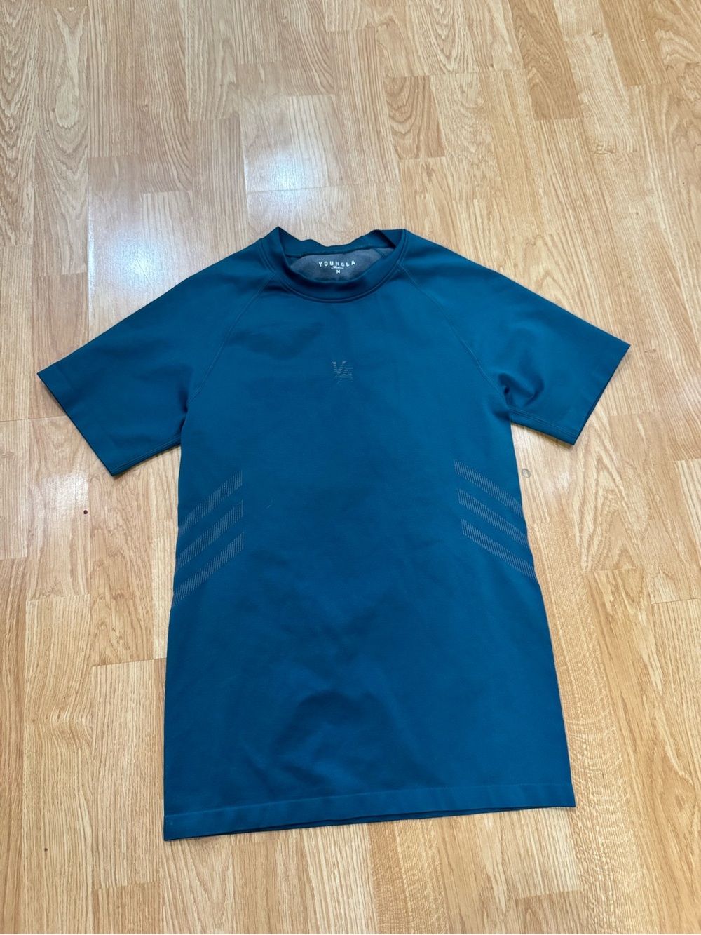 YoungLA Iron Compression Tee deep teal